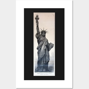 Statue of Liberty 1884 Posters and Art